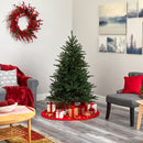 5’ Napa Valley Fir Artificial Chrstmas Tree with 350 Clear Lights and 1107 Bendable Branches