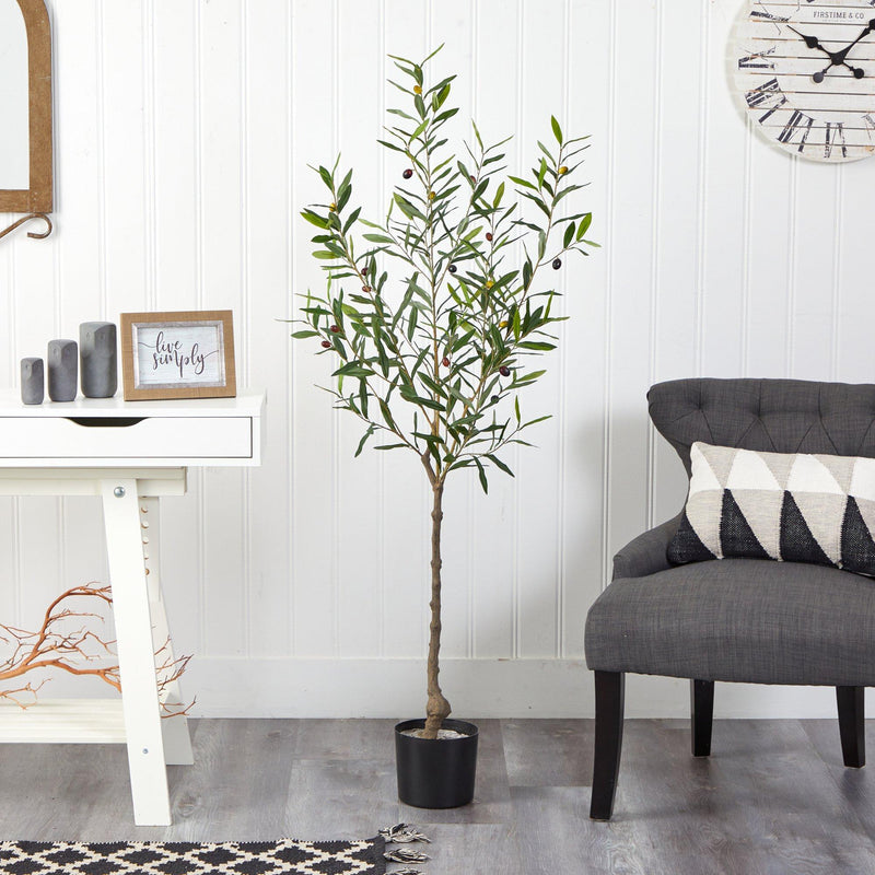 5’ Olive Artificial Tree