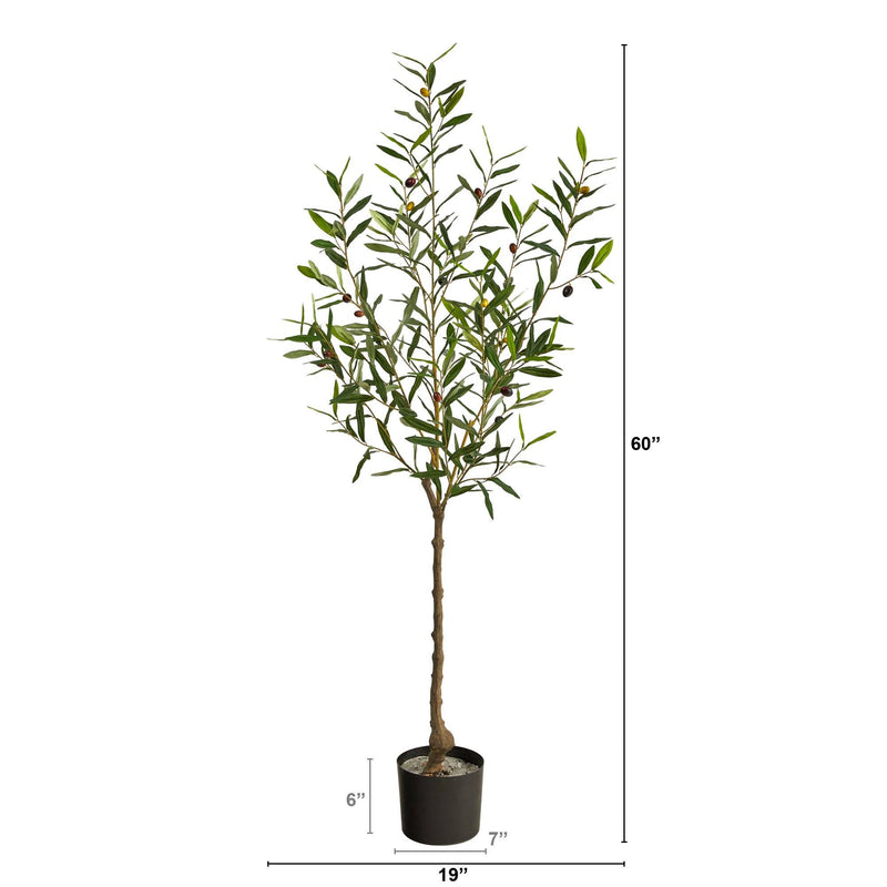 5’ Olive Artificial Tree