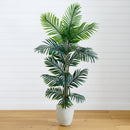 5’ Paradise Palm Artificial Tree in Sand Colored Planter