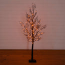 5' Pre-Lit Halloween Minimalist Twig Artificial Fall Tree with 240 Orange & Purple LED Lights
