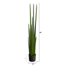5’ Sansevieria Snake Artificial Plant