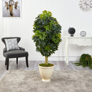 5' Schefflera Artificial Tree in Decorative Urn (Real Touch)