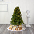 5’ Sierra Spruce “Natural Look” Artificial Christmas Tree with 200 Clear LED Lights