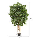 5’ Super Deluxe Ficus Artificial Tree with 2100 Bendable Branches
