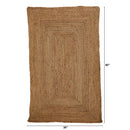 5’ x 3’ Handmade Braided Natural Fiber Beacon Jute Rug