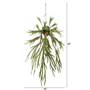 50” Staghorn Artificial Hanging Plant