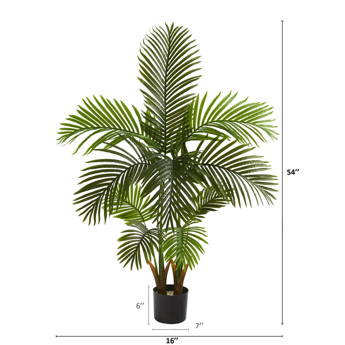54” Areca Palm Artificial Tree, photo 2 of 4