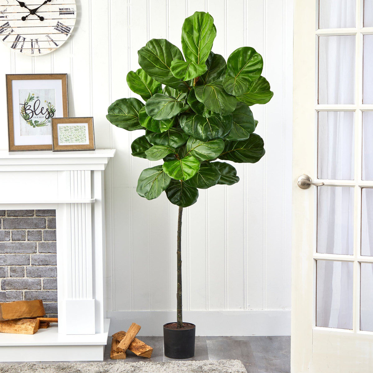 5.5’ Fiddle Leaf Artificial Tree, photo 3 of 3