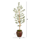 5.5’ Olive Artificial Tree in Decorative Planter
