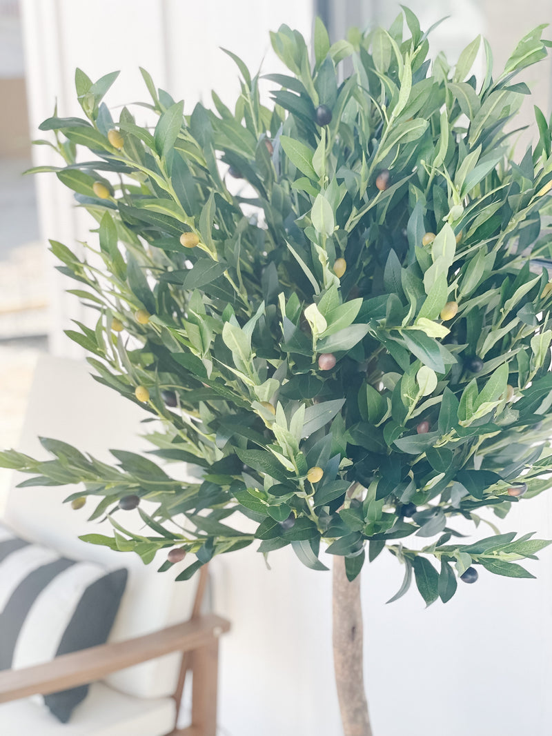 5.5’ Olive Topiary Artificial Tree UV Resistant (Indoor/Outdoor), photo 11 of 15