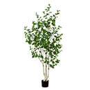 6’ Artificial Birch Tree with Real Touch Leaves by Nearly Natural