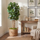 6’ Artificial Fiddle Leaf Fig Tree by Nearly Natural