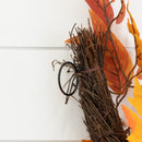 6’ Assorted Autumn Maple Leaves, Pumpkins, Gourds, Berries and Pinecone Artificial Fall Garland by Nearly Natural