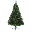 6' Assorted Green Scotch Pine Artificial Christmas Tree with 250 LED Lights