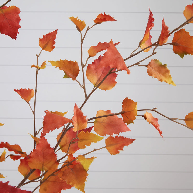 6’ Autumn Birch Artificial Fall Tree, photo 2 of 6