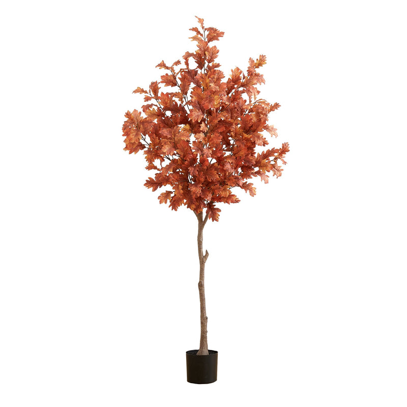 6’ Autumn Oak Artificial Fall Tree, photo 7 of 8