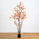 6’ Autumn Pieris Artificial Fall Tree