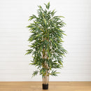 6' Bamboo Tree by Nearly Natural