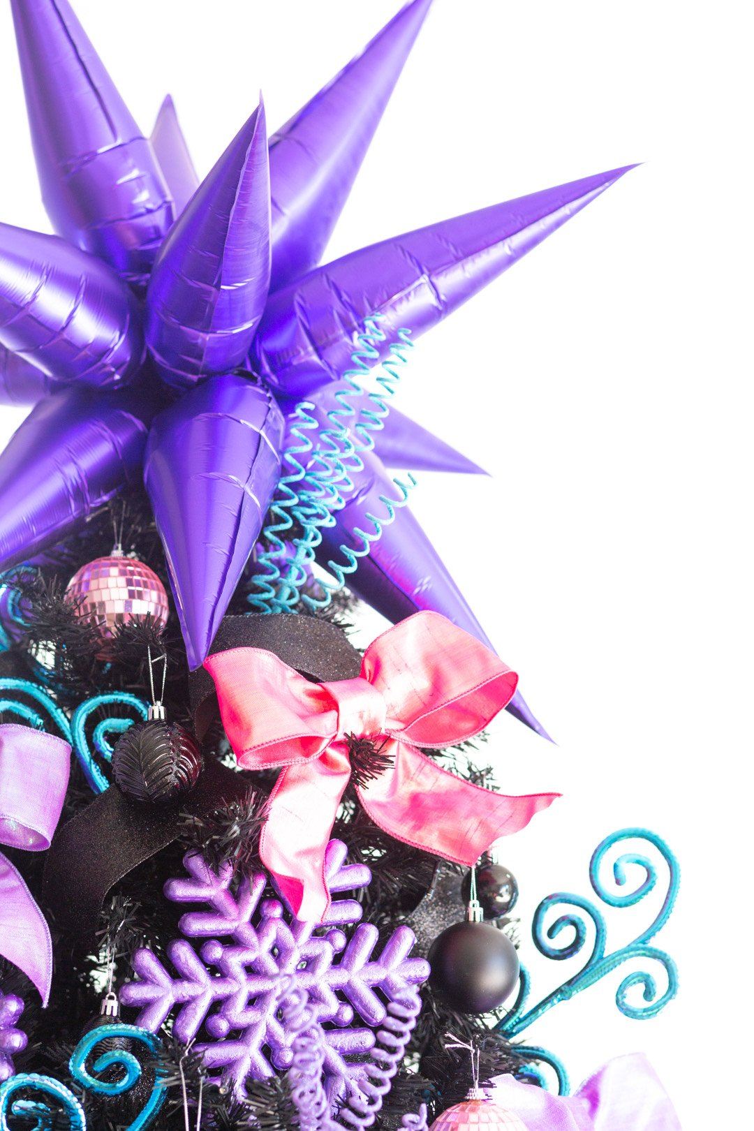6’ Black Artificial Christmas Tree with 400 Clear LED Lights and 1036 Tips, photo 12 of 12