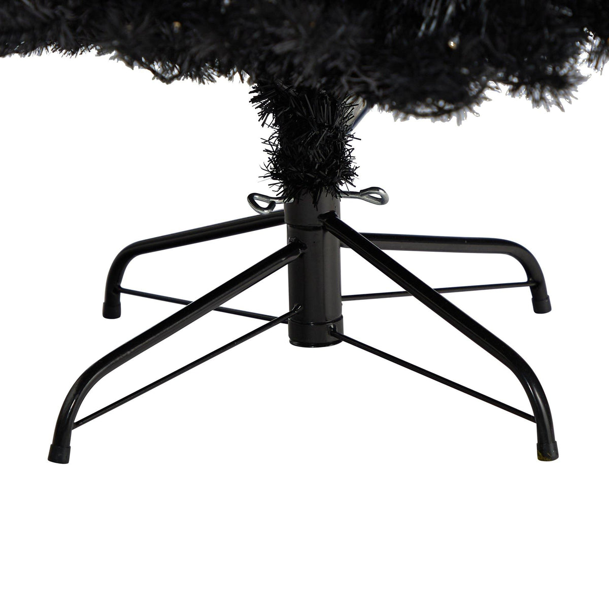 6’ Black Artificial Christmas Tree with 400 Clear LED Lights and 1036 Tips, photo 7 of 12