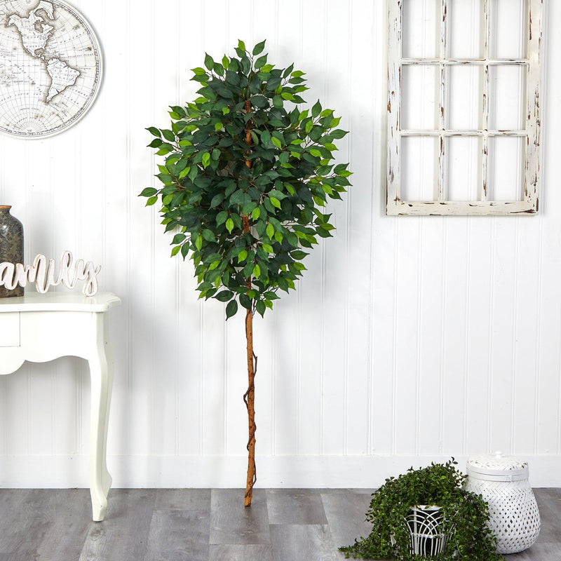 6’ Ficus Artificial Tree (No Pot)