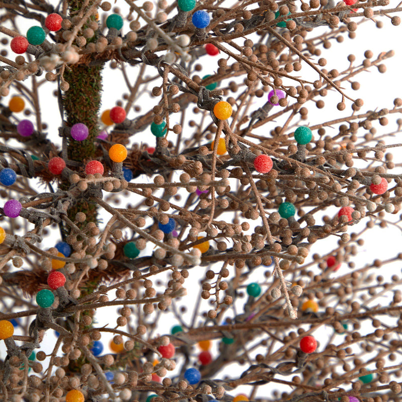 6' Frosted Berry Twig Christmas Tree