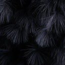 6' Artificial Halloween Black Pampas Grass Christmas Tree
