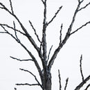 6'  Pre-Lit Artificial Halloween Twig Tree with 480 Orange & Purple LED Lights