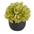 6” Hydrangea Artificial Arrangement in Decorative Vase