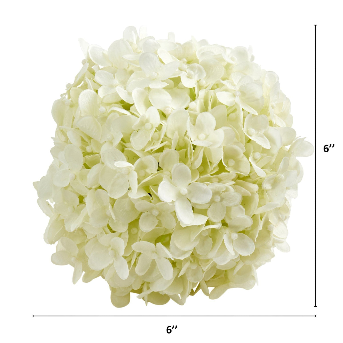 6” Hydrangea Artificial Ball Flower (Set of 4), photo 2 of 3