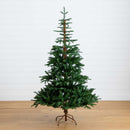 6’ Pre-Lit Artificial Idaho Mixed Fir Christmas Tree with 130 Warm White LED Lights