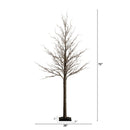 6’ Pre-Lit Artificial Twig Tree with 480 Warm White LED Lights
