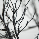 6’ Pre-Lit Halloween Black Twig Artificial Tree with 300 Orange & Purple LED Lights