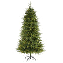 6’ Vancouver Fir “Natural Look” Artificial Christmas Tree with 350 Clear LED Lights and 1870 Bendable Branches