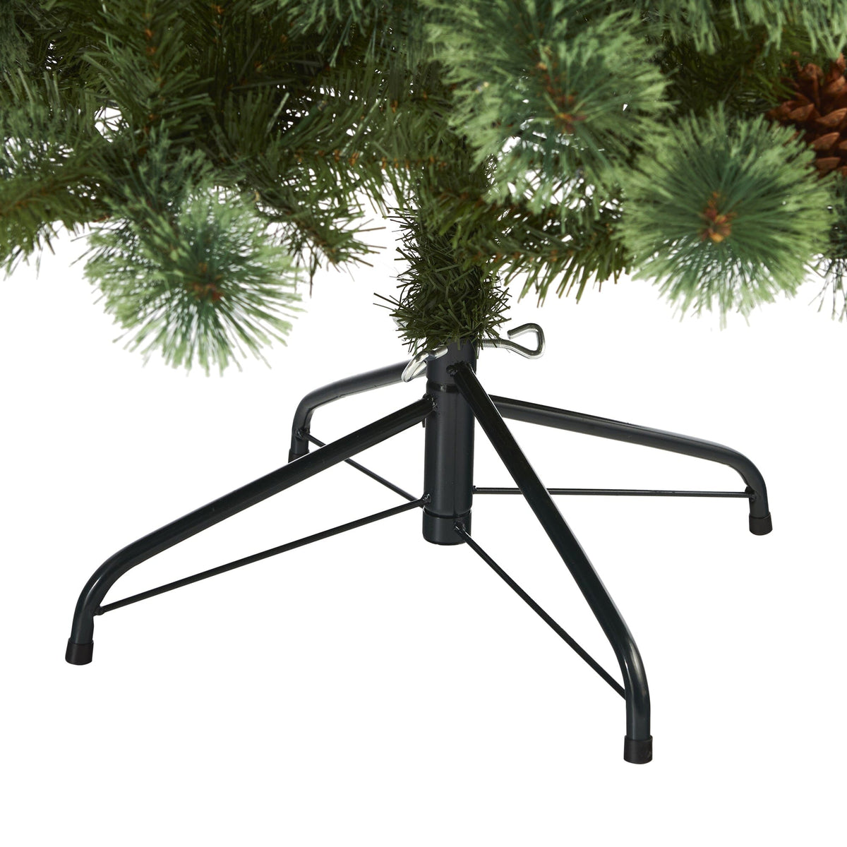 6’ White Mountain Pine Artificial Christmas Tree with 477 Bendable Branches, photo 4 of 6