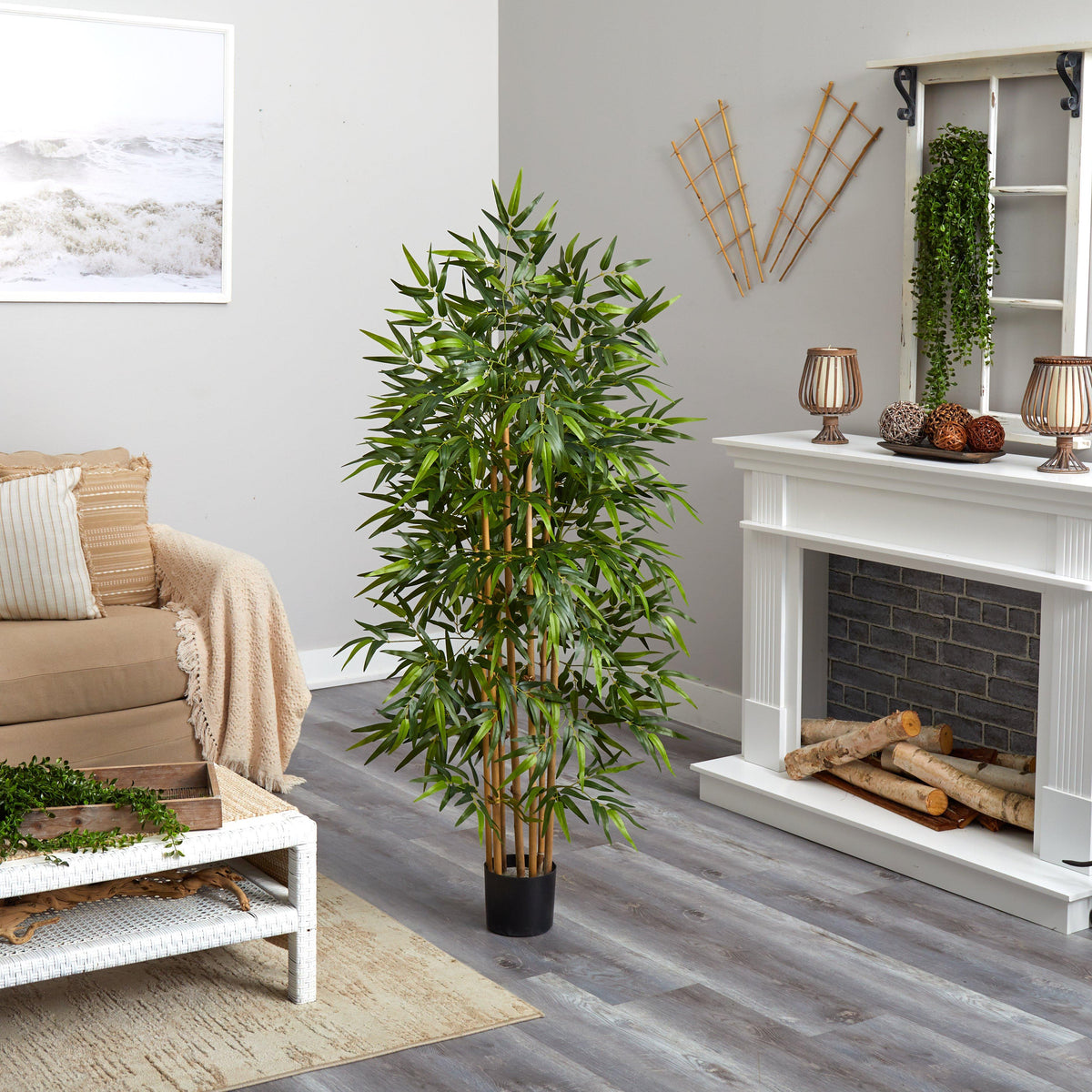 64" Bamboo Silk Tree, photo 3 of 3