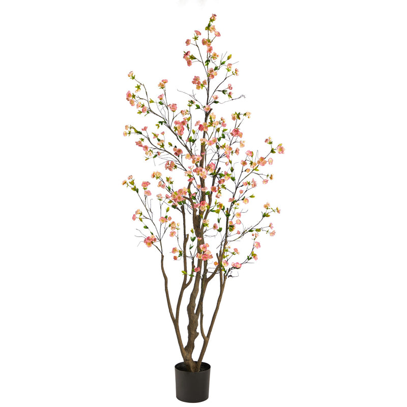 6.5’ Cherry Blossom Artificial Tree, photo 6 of 6