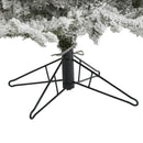 6.5' Flocked Grand Northern Rocky Fir Artificial Christmas Tree