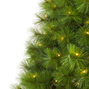6.5’ Green Scotch Pine Artificial Christmas Tree with 350 Clear LED Lights