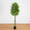 6.5' UV Resistant Artificial Ficus Tree (Indoor/Outdoor)
