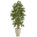 68” Bamboo Artificial Tree in Decorative Urn