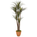 69” Giant Yucca Artificial Tree in Terracotta Planter (Indoor/Outdoor)