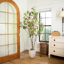 6' Artificial Dogwood Tree with Real Touch Leaves