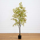 6' Autumn Nandina Artificial Fall Tree