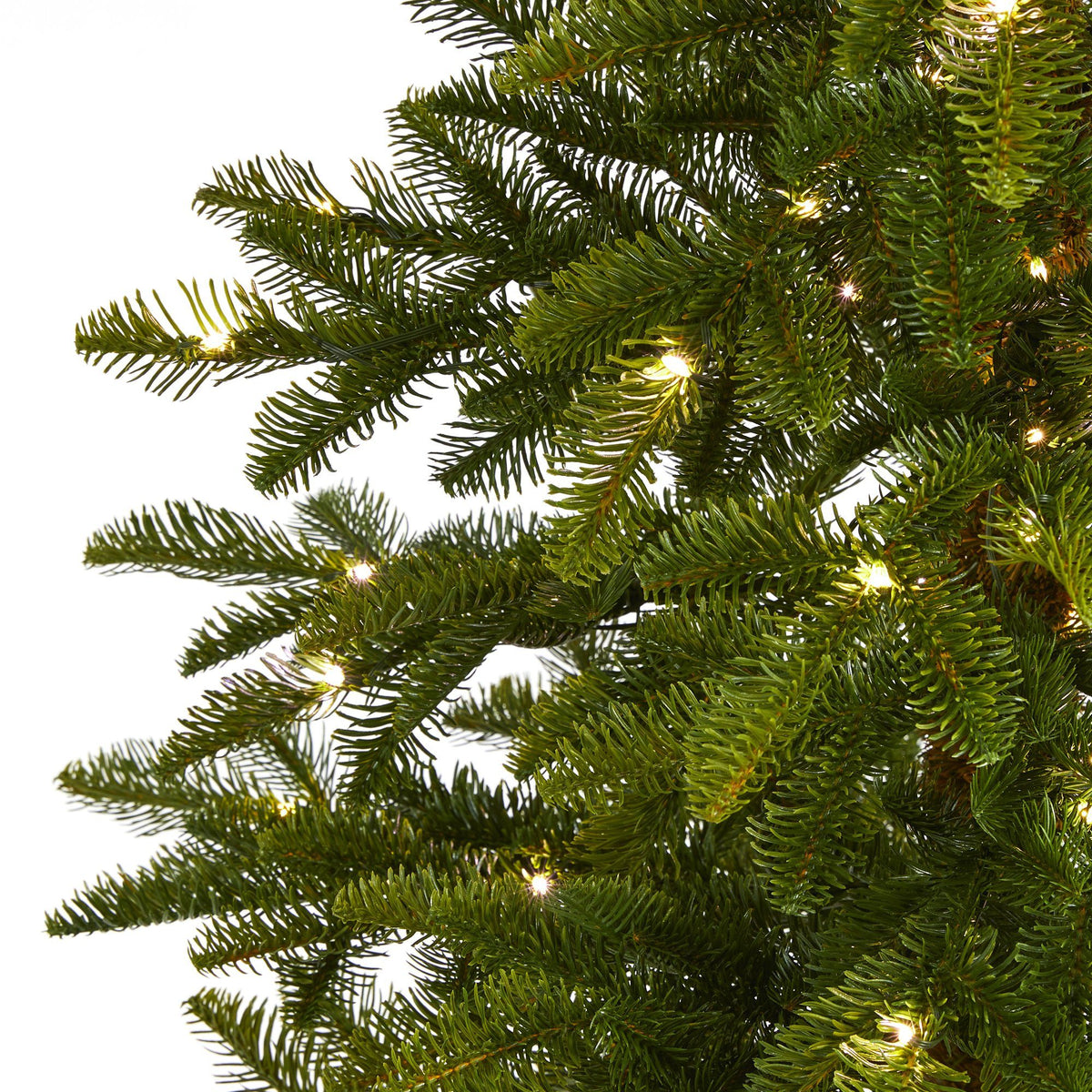 7’ Alaskan Alpine Artificial Christmas Tree with 150 Clear Microdot (Multifunction) LED Lights and 165 Bendable Branches, photo 3 of 8