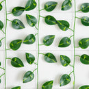 7’ Artificial Dieffenbachia Garland - Set of 24
