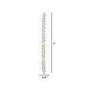 7’ Artificial Dieffenbachia Garland - Set of 24