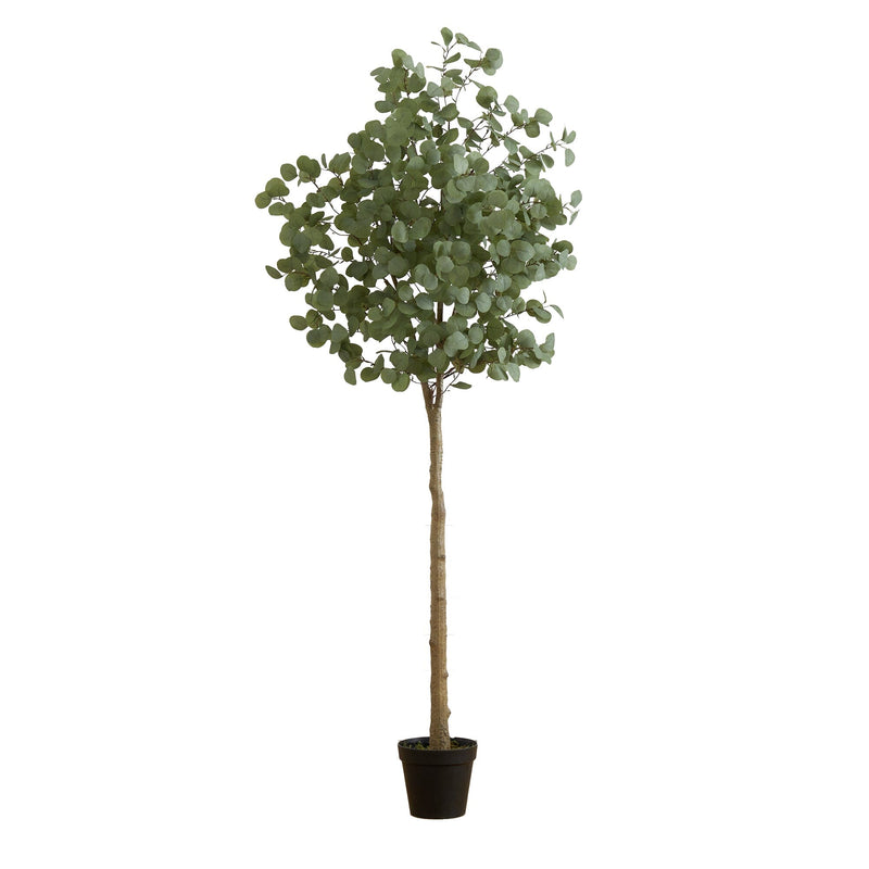 7’ Artificial Eucalyptus Tree