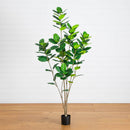 7' Artificial Minimalist Audrey Ficus Tree